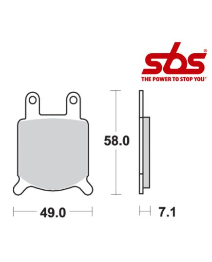 SBS 560 Brake Pad Kit