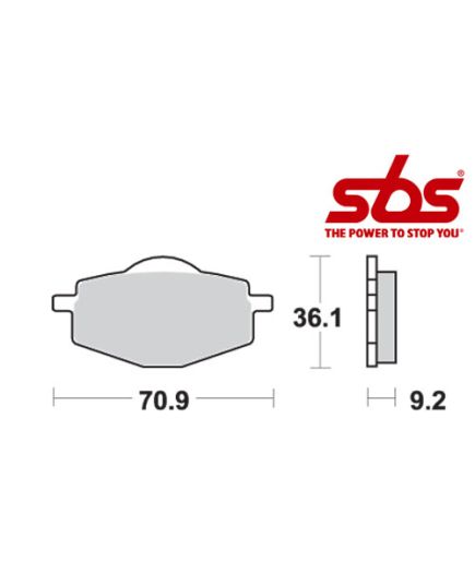 SBS 575 Brake Pad Kit