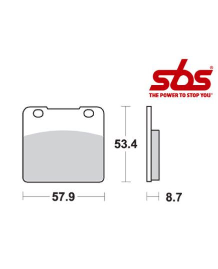 SBS 577 Brake Pad Kit