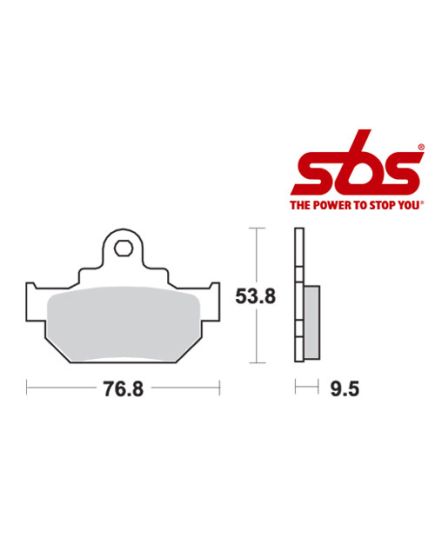SBS 582 Brake Pad Kit