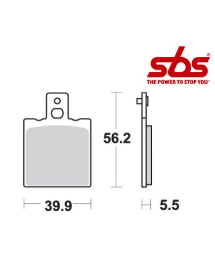 SBS 583 Brake Pad Kit