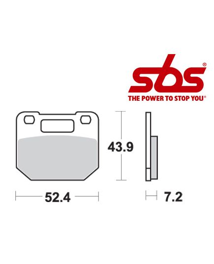 SBS 587 Brake Pad Kit