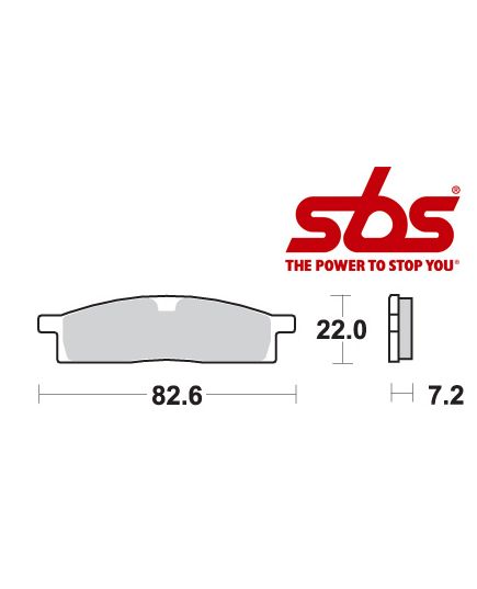 SBS 589 Brake Pad Kit