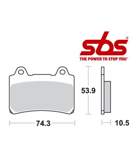 SBS 590 Brake Pad Kit
