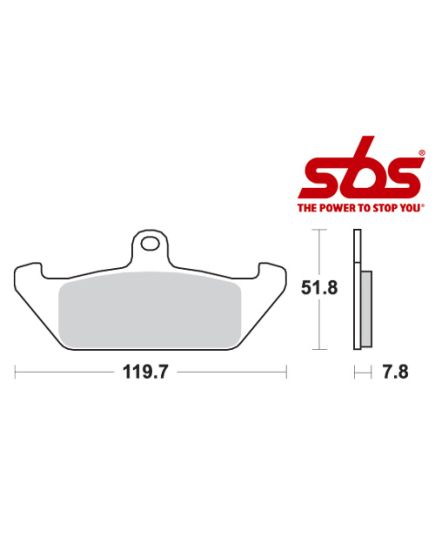 SBS 594 Brake Pad Kit
