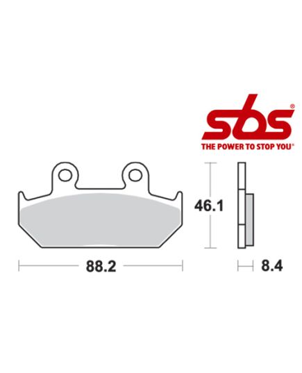 SBS 600 Brake Pad Kit