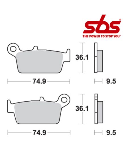 SBS 604 Brake Pad Kit