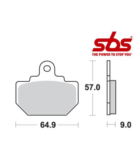 SBS 610 Brake Pad Kit