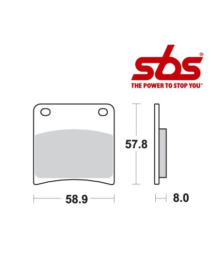 SBS 620 Brake Pad Kit