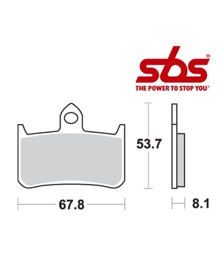 SBS 622 Brake Pad Kit