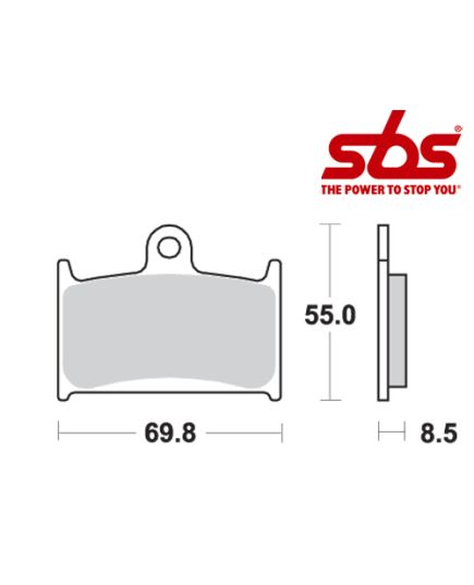 SBS 624 Brake Pad Kit
