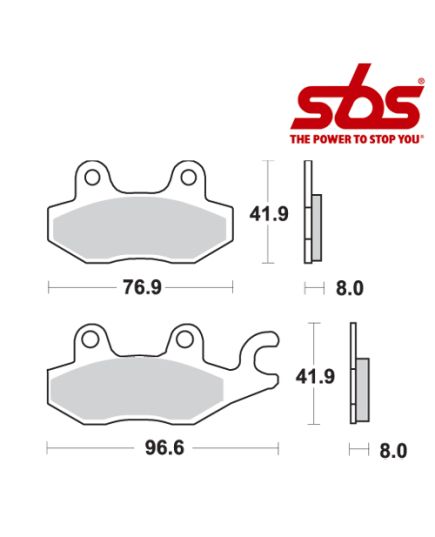SBS 638 Brake Pad Kit