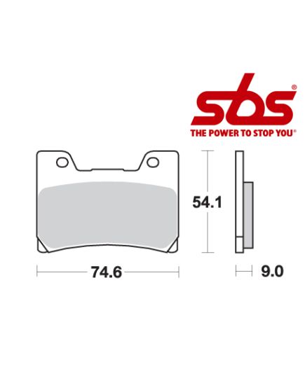 SBS 645 Brake Pad Kit