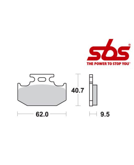 SBS 648 Brake Pad Kit
