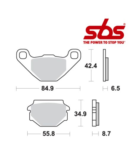 SBS 651 Brake Pad Kit