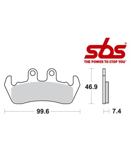 SBS 653 Brake Pad Kit