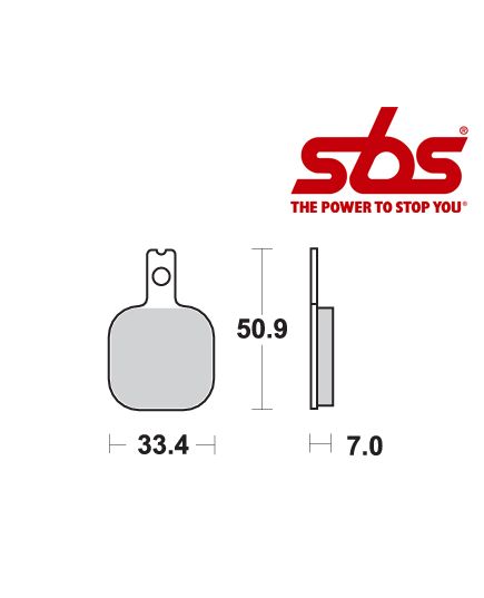 SBS 656 Brake Pad Kit