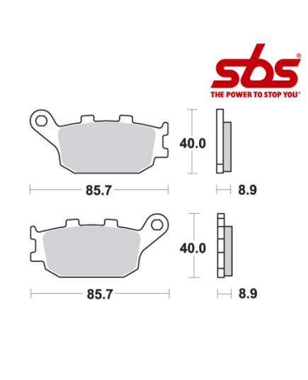 SBS 657 Brake Pad Kit