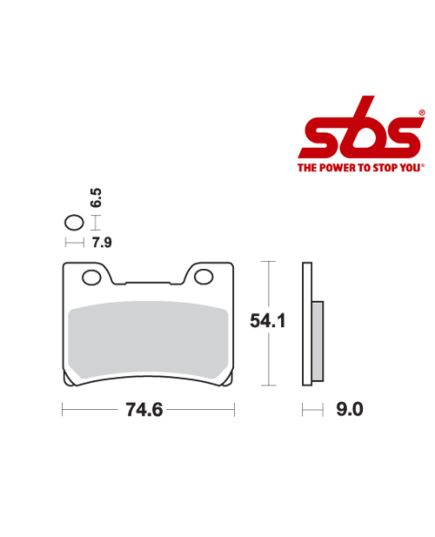 SBS 665 Brake Pad Kit