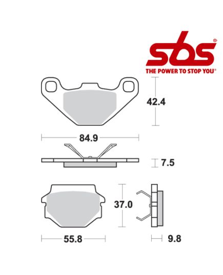SBS 692 Brake Pad Kit