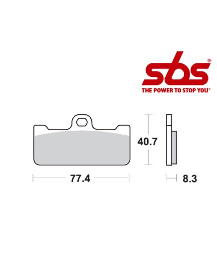 SBS 695 Brake Pad Kit