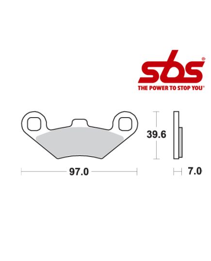 SBS 716 Brake Pad Kit