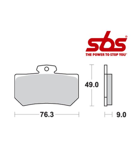 SBS 720 Brake Pad Kit