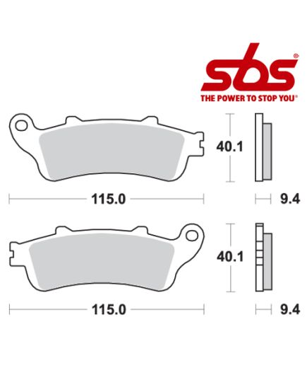 SBS 722 Brake Pad Kit