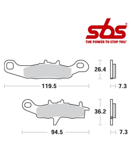 SBS 726 Brake Pad Kit