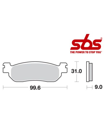 SBS 728 Brake Pad Kit