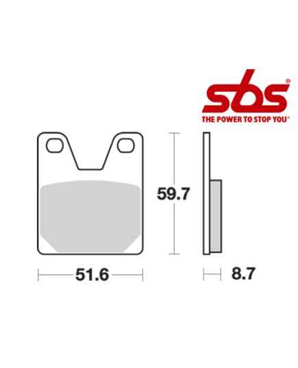 SBS 733 Brake Pad Kit
