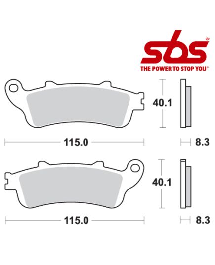 SBS 735 Brake Pad Kit