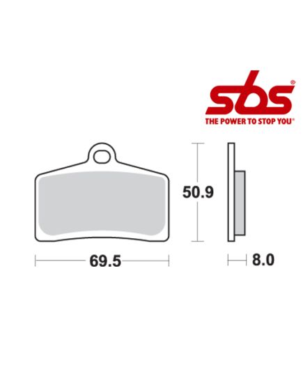 SBS 739 Brake Pad Kit