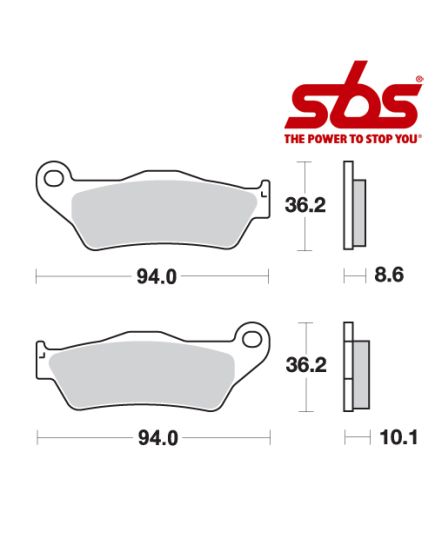 SBS 742 Brake Pad Kit