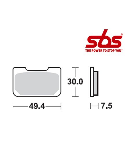 SBS 759 Brake Pad Kit