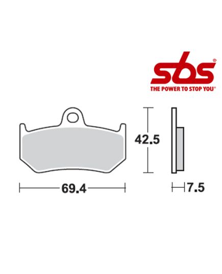 SBS 763 Brake Pad Kit