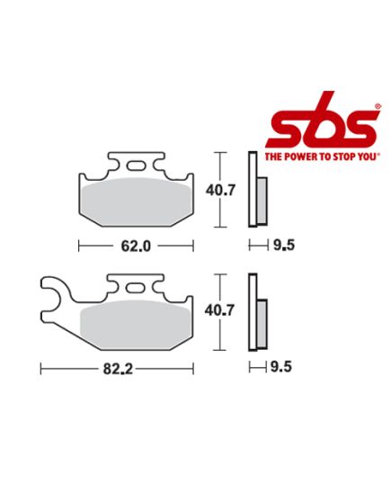 SBS 767 Brake Pad Kit