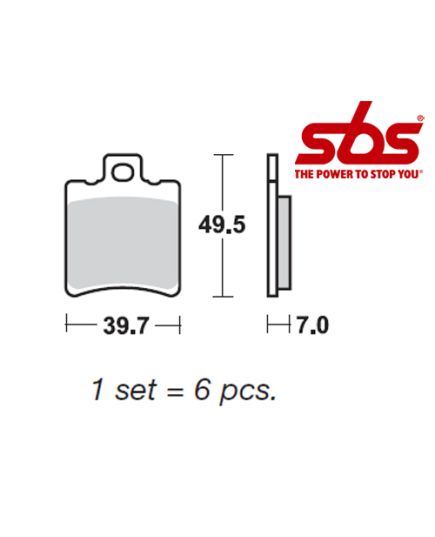 SBS 771 Brake Pad Kit