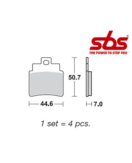 SBS 775 Brake Pad Kit