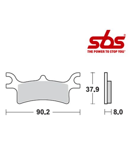 SBS 787 Brake Pad Kit