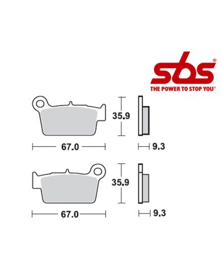SBS 790 Brake Pad Kit