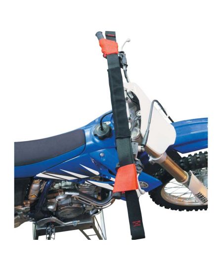 Handlebar Support Straps In Use