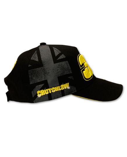 Paddock Cap Crutchlow 35 Black One-Size Right Side