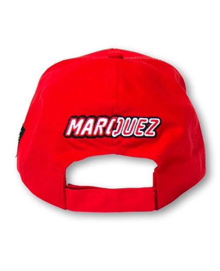 Paddock Cap Marquez 93 Red Universal Back