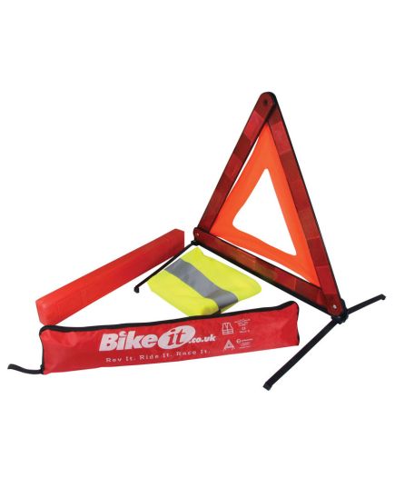 Emergency Roadside Warning Triangle Kit