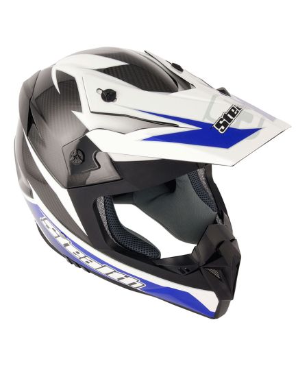 Stealth Helmet HD210 MX Carbon Stealth GP Replica - Blue