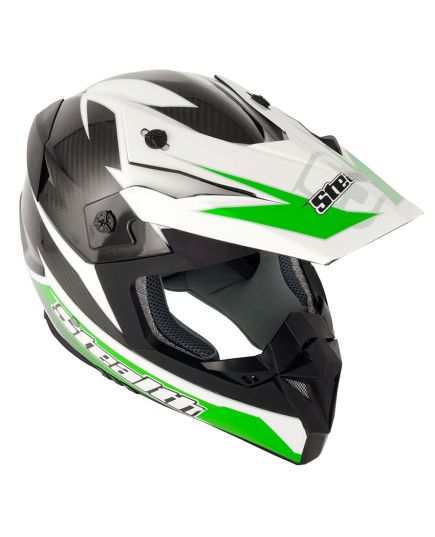Stealth Helmet HD210 MX Carbon Stealth GP Replica - Green