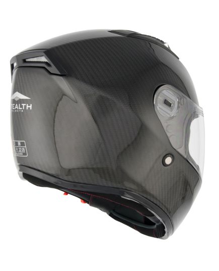 Stealth All Carbon Full Face Road Helmet - HD117 - Carbon side