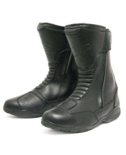 W2 Road DZ Adult Motorcycle Boots Black