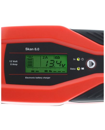 Battery Charger JMP Skan 8.0 12V 8A Lithium & Supply Mode For Diagnostics Detail